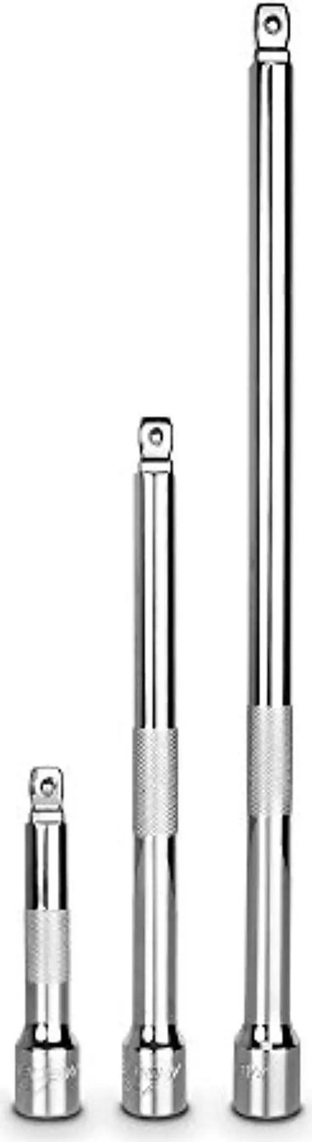 Main image of capri tools 1/2-inch drive wobble extension bar set, 3-piece (1-2600)