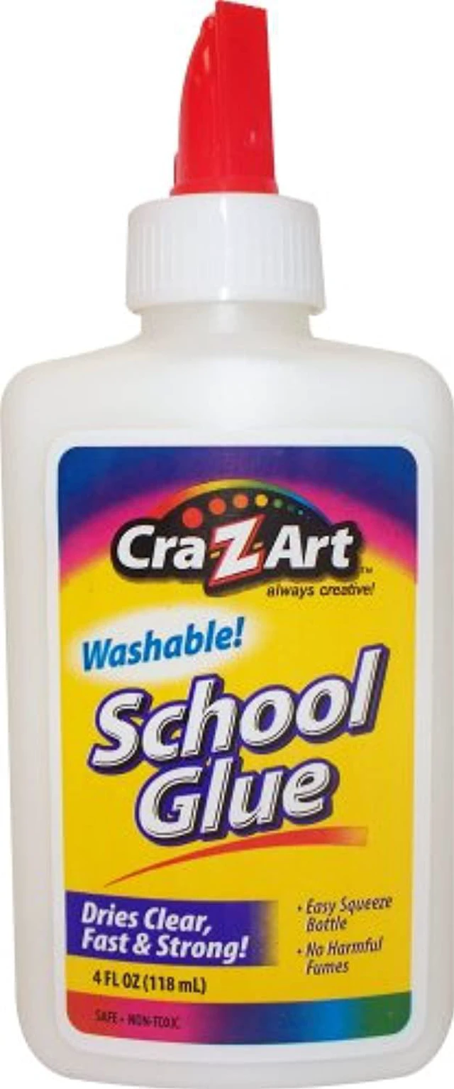 Main image of cra-z-art washable school glue, 4 oz, 1 bottle (11302)