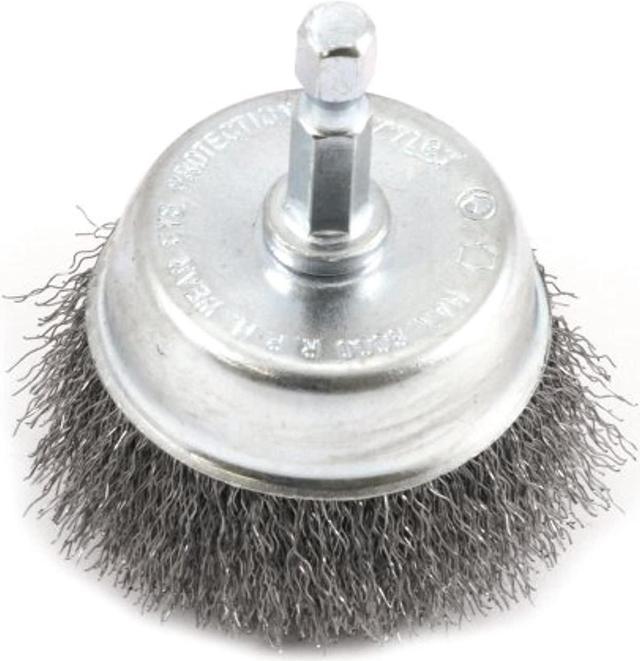 2-Inch-by-.008-Inch Fine Crimped with 1/4-Inch Hex Shank Forney 72730 Wire Cup Brush 
