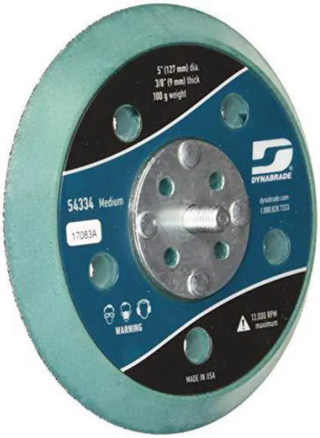 Alt view image 2 of 2 - DYNABRADE 54334 Disc Backup Pad,5" Dia.,Max. 13,000 RPM