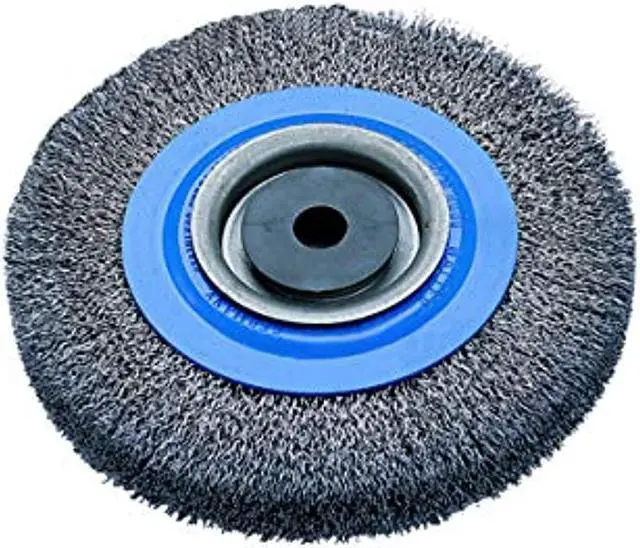 Alt view image 2 of 2 - WALTER SURFACE TECHNOLOGIES 13B185 Wire Wheel Brush Crimped 8"x3/4"