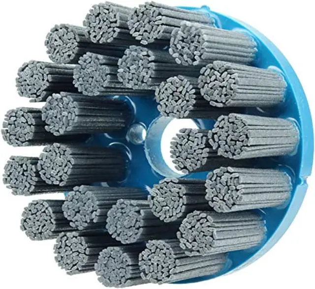 Main image of weiler 85826 4" nylox disc brush, rectangular filament, 80sc fill, 7/8" arbor hole, made in the usa