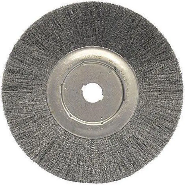 Alt view image 7 of 7 - WEILER 93004 Crimped Wire Wheel Wire Brush, Arbor, 12"