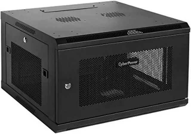 Alt view image 17 of 17 - CyberPower CR6U61001 6U Carbon Wall Mount Enclosure