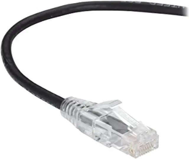 Alt view image 5 of 6 - Black Box C6PC28-BK-10 CAT6 250-MHz 28-AWG Stranded Ethernet Patch Cable - Unshielded, PVC, Snagless Boot, Black, 10 ft.