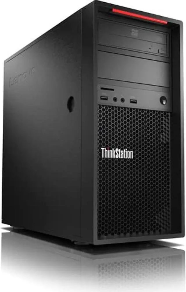 Alt view image 6 of 7 - Lenovo ThinkStation P520c 30BX00E8US Workstation - 1 x Intel Xeon Quad-core (4 Core) W-2225 4.10 GHz - 32 GB DDR4 SDRAM RAM - 1 TB SSD - Tower - Intel C422 Chip - Windows 10 Pro for Workstations 64-bi