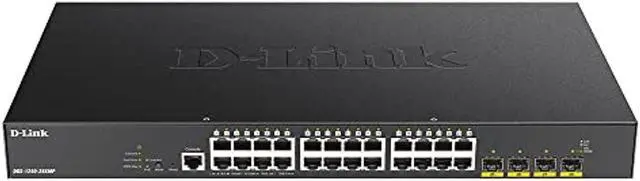 Alt view image 6 of 16 - D-Link 28-Port 10-Gigabit Smart Managed PoE Switch DGS125028XMP6KV