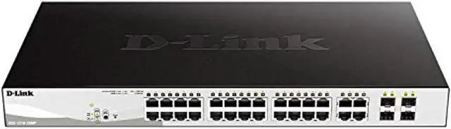 Alt view image 16 of 20 - D-Link 28-Port Layer 2 Smart Managed Gigabit Poe Switch