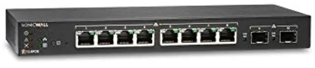 Alt view image 4 of 6 - SonicWall 8-Port Ethernet Switch with 2 SFP Ports 3YR Dynamic Support 02SSC8368