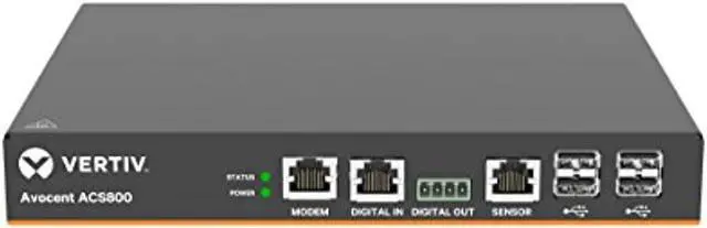 Alt view image 10 of 20 - Avocent ACS804MEAC-400 Acs Advanced Console Server - Console Server - 4 Ports - Gige, Rs-232 - 1U