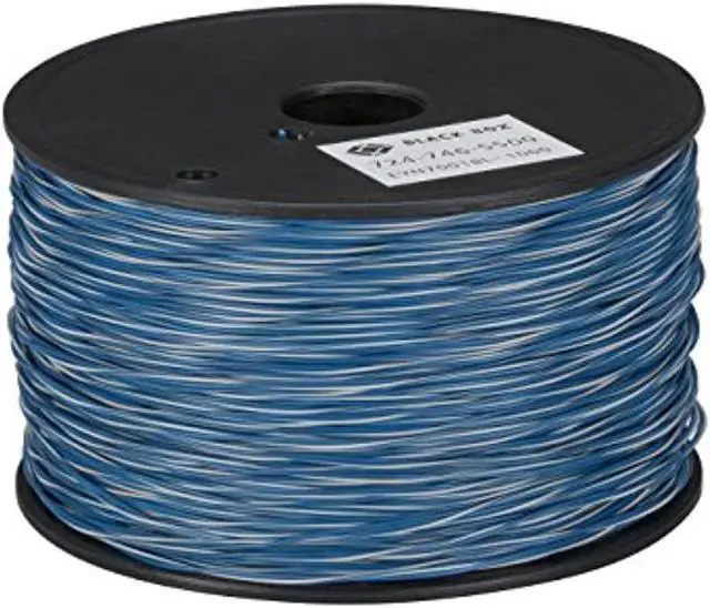 Alt view image 2 of 3 - black box network services cat.5 cross-connect wire - 1000ft - blue eyn7001bl-1000