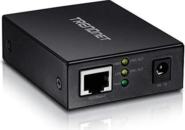 Alt view image 8 of 13 - TRENDnet 1000BASE-T to SFP Fiber Media Converter, Gigabit Ethernet to SFP Media Converter, 4Gbps Switching Capacity, TFC-GSFP