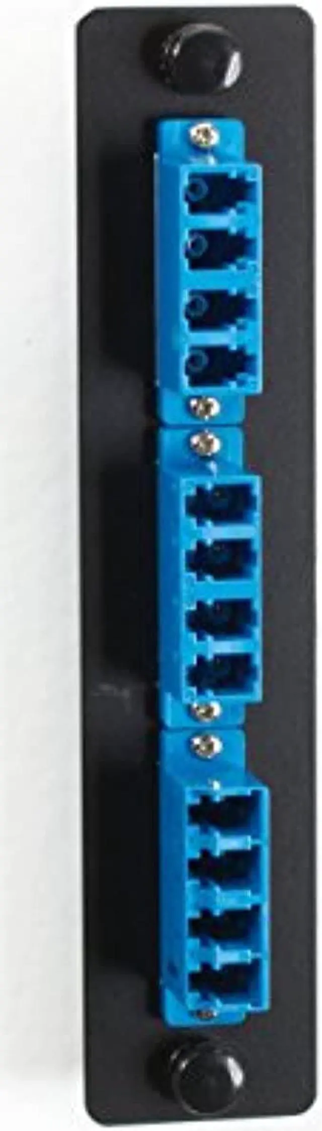 Alt view image 7 of 10 - BLACK BOX JPM455C-R2 FIBER ADAPTER PANEL - LOW-DENSITY, SINGLEMODE, CERAMIC SLEEVE, (6) LC DUPLEX, BL