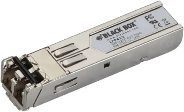 Alt view image 6 of 9 - Black Box SFP, 1250-Mbps Fiber with Extended Diagnostics, 1310-nm Multimode, LC, 2 km (lfp412)