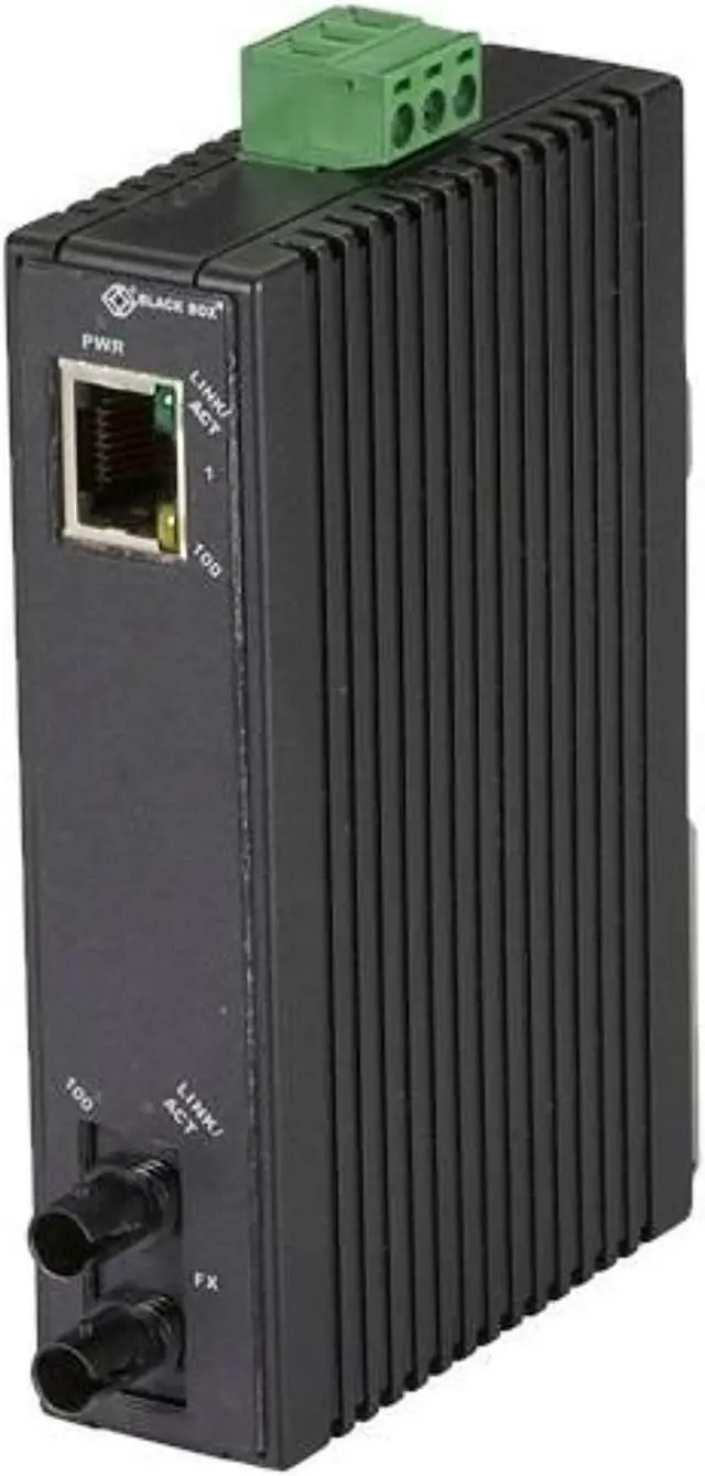 Alt view image 9 of 11 - Black Box LMC270A-MM-ST Transceiver/Media Converter