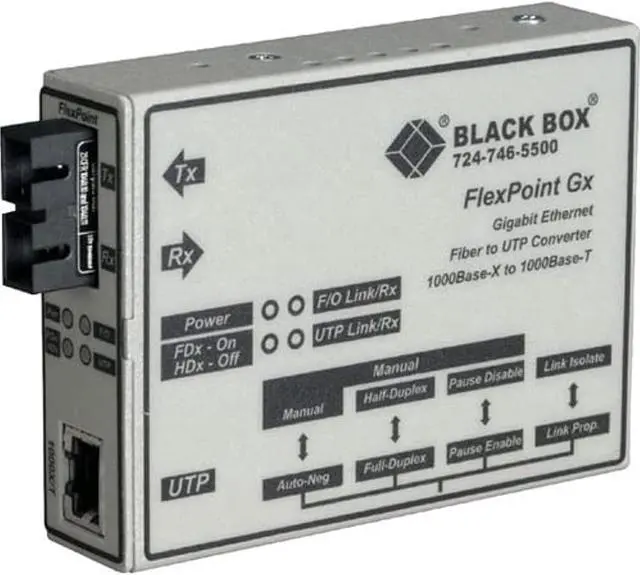 Alt view image 9 of 11 - Black Box LMC1003A-R3 Media Converter Gigabit Etherne T Multimode 850Nm 220M Sc