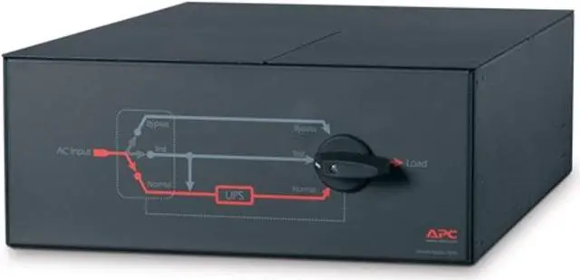 Alt view image 4 of 4 - APC 19" Rack Mountable 100A Maintenance Bypass Panel