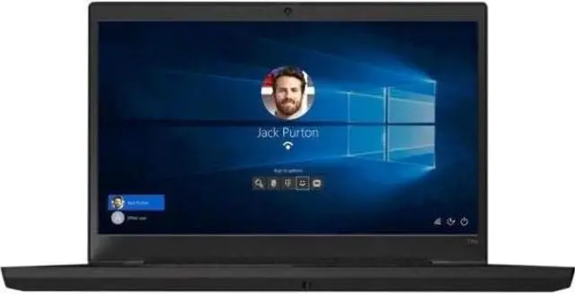 Alt view image 4 of 4 - Lenovo ThinkPad T15p 15.6" 1080p Notebook, i7-10750H, 16GB/1TB, GTX1050 3GB