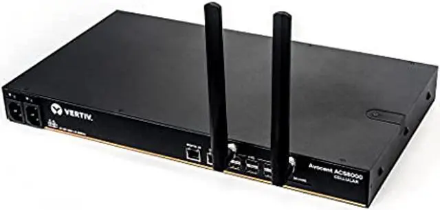 Alt view image 2 of 14 - Vertiv Avocent ACS8000 Serial Console 16 port Dual AC Power AT&T+Verizon ACS8016NADAC400