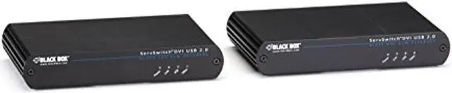 Main image of Black Box KVM Extender - DVI-D USB 2.0 Single-Access CATx
