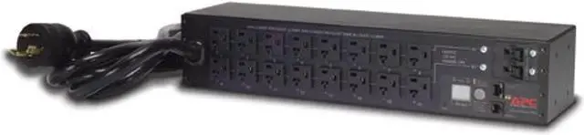 Alt view image 8 of 14 - APC Rack PDU, Switched, 2U, 30A, 120V, (16)5-20 Black
