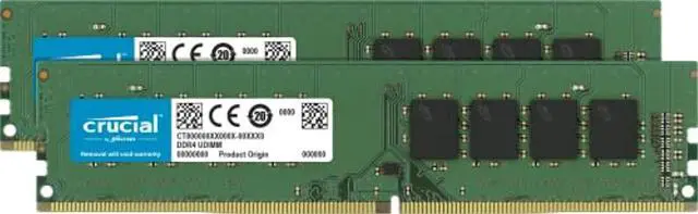 Alt view image 18 of 19 - Crucial 8GB Kit (4GBx2) DDR4 2666 MT/s (PC4-21300) CL19 x16 UDIMM 288-Pin Memory - CT2K4G4DFS6266