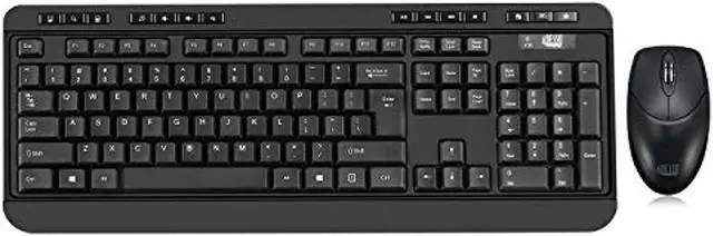 Alt view image 14 of 18 - ADESSO WKB-1320CB ANTIMICROBIAL WIRELESS DESKETOP KEYBOARD & MOUSE COMBO