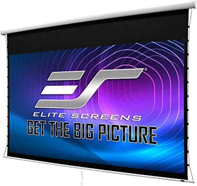 Alt view image 3 of 3 - Elite Screens Manual Tab-Tension 2 MT106XWH2 106" Manual Projection Screen