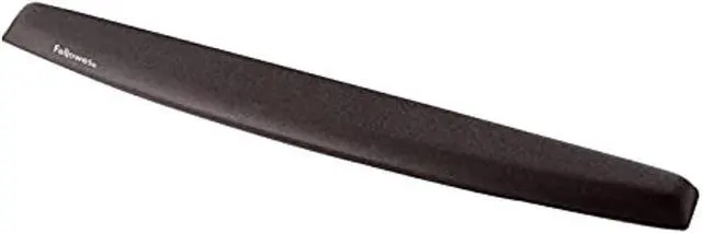 Main image of fellowes 9178201 memory foam wrist rest, black (91782), 2.94 x 19.94 x 0.94 inches