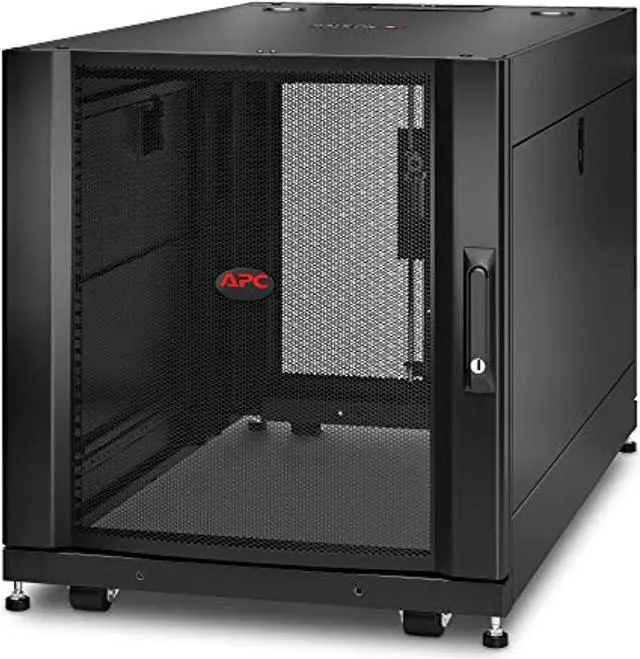 Alt view image 5 of 9 - APC NetShelter SX - Rack - cabinet - black - 12U - 19"
