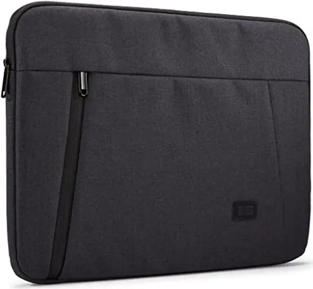 Alt view image 19 of 20 - Case Logic Huxton Carrying Case (Sleeve) for 15.6" Notebook - Black - Polyester - 11.6" Height x 15.7" Width x 1.2" Depth