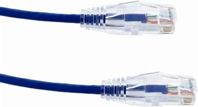 Alt view image 6 of 7 - Axiom C6BFSB-B2-AX Bendnflex Ultra-Thin - Patch Cable - Rj-45 (M) To Rj-45 (M) - 2 Ft - Utp - Cat 6 - Snagless - Blue
