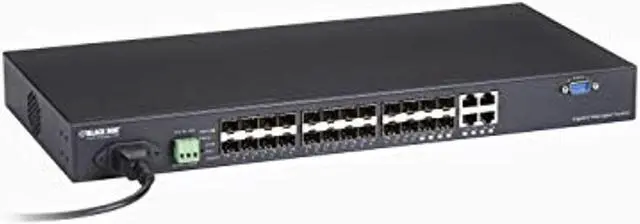 Alt view image 8 of 10 - Black Box Network Services LGB5124A-R2 [20]sfp Gigabit+[4] Combo Managed Switch