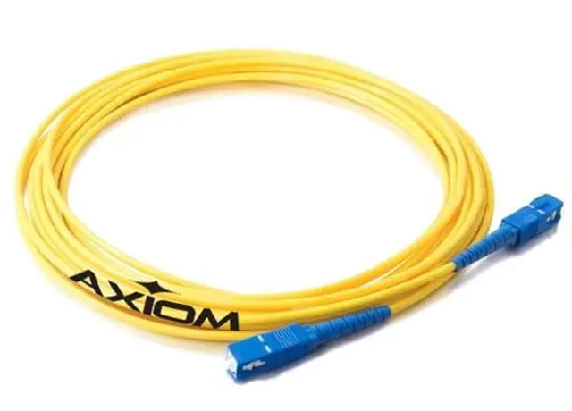 Alt view image 4 of 4 - Axiom LCLCSS9Y-5M-AX Patch Cable - Lc Single-Mode (M) To Lc Single-Mode (M) - 16.4 Ft - Fiber Optic - 9 / 125 Micron - Os2