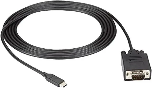 Alt view image 5 of 5 - Black Box USB-C to VGA Adapter Cable, 1080p HD, 9ft
