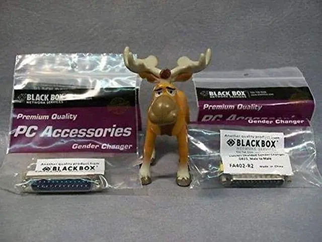 Alt view image 6 of 7 - Black Box Gender Changer DB25 Male/DB25 Male FA402R2