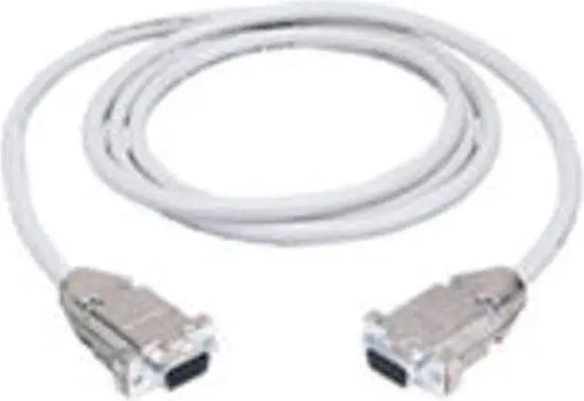 Alt view image 6 of 7 - Black Box Serial Null-Modem Cable - DB-9 Female Serial - DB-9 Female Serial - 15ft - Gray