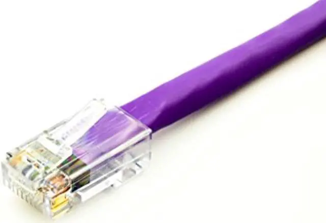 Alt view image 7 of 9 - Axiom C6NB-P3-AX Patch Cable - Rj-45 (M) To Rj-45 (M) - 3 Ft - Utp - Cat 6 - Stranded - Purple