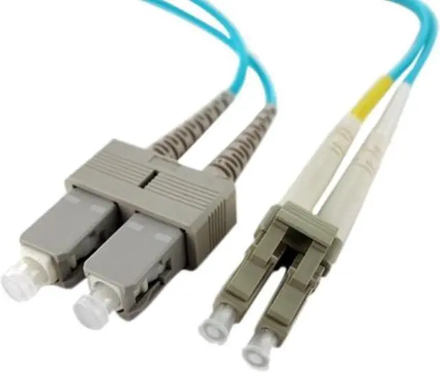 Alt view image 5 of 5 - Axiom Lc/Sc Multimode Duplex Om4 50/125 Fiber Optic Cable 4M