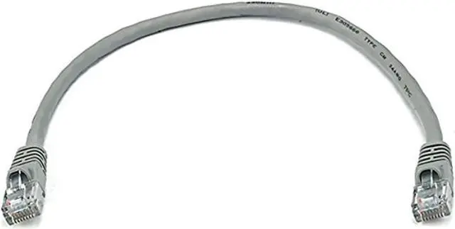 Alt view image 5 of 8 - Monoprice Cat6 Ethernet Patch Cable - Network Internet Cord - RJ45, Stranded, 550Mhz, UTP, Pure Bare Copper Wire, 24AWG, 1ft, Gray