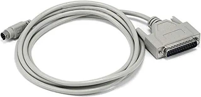 Alt view image 4 of 4 - Monoprice 6ft MDIN8 Male to DB25 Male Cable for Mac+/Modem - Beige