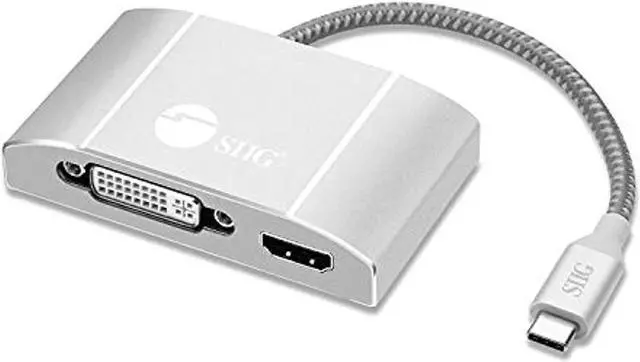 Alt view image 15 of 20 - USB-C TO 3-IN-1 MULTIPORT VIDEO ADAPTER WITH PD CHARGING - DVI/HDMI/VGA