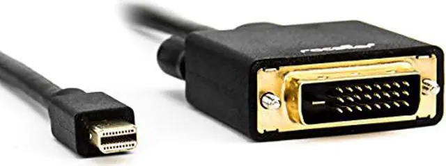Alt view image 9 of 12 - Rocstor Y10C164-B1 6Ft Mini Displayport To Dvi Displayport 1.2V To Dvi M/M 1080P