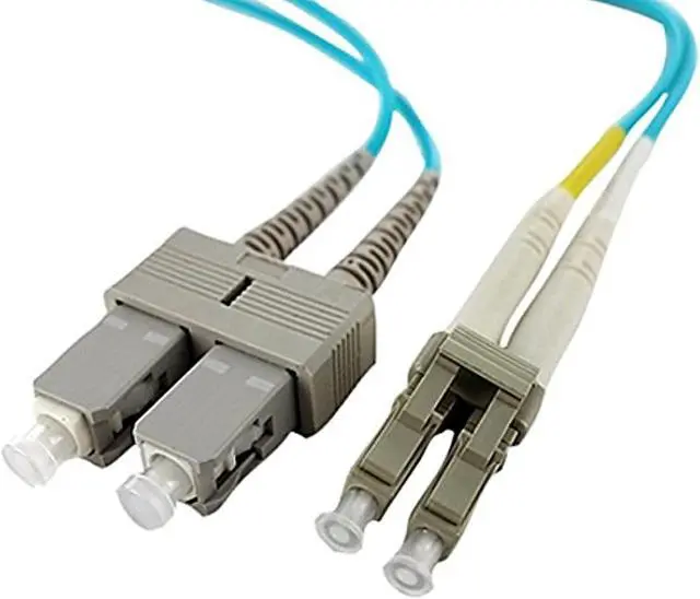 Alt view image 5 of 5 - Axiom Lc/sc Om4 Fiber Cable 9m