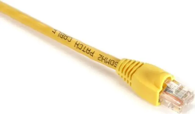 Alt view image 2 of 4 - GigaBase 350 CAT5e Patch Cable Snagless Boots Yellow 2-ft. 0.6-m