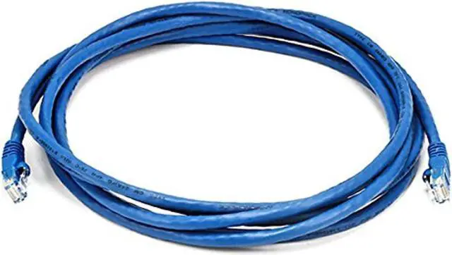 Alt view image 12 of 20 - Monoprice Cat6 Ethernet Patch Cable - 10 Feet - Blue | Network Internet Cord - RJ45, Stranded, 550Mhz, UTP, Pure Bare Copper Wire, 24AWG