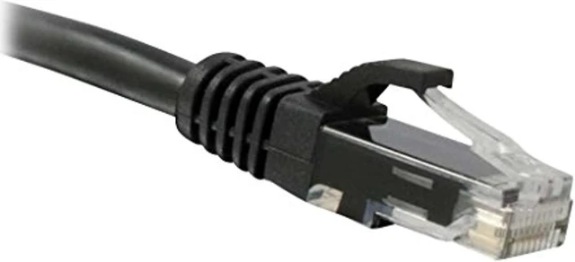 Alt view image 2 of 4 - ENET - CABLES C6-BK-3-ENC 3FT CAT6 BLACK SNAGLESS BOOT