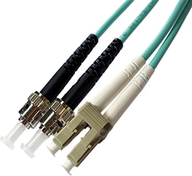 Alt view image 5 of 5 - Axiom LCSTOM4MD25M-AX Patch Cable - St Multi-Mode (M) To Lc Multi-Mode (M) - 82 Ft - Fiber Optic - 50 / 125 Micron - Om4 - Riser - Aqua