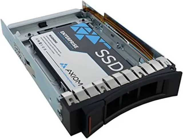 Alt view image 4 of 4 - Axiom 00WG780-AX Enterprise Value Ev100 - Solid State Drive - Encrypted - 480 Gb - Hot-Swap - 2.5 Inch (In 3.5 Inch Carrier) - Sata 6Gb/S - 256-Bit Aes - For Lenovo System X3100 M5 (3.5 Inch ) , X350