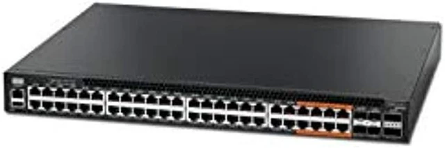 Alt view image 4 of 4 - AS4610-54P 48 port 10/100/1000Base-T Switch with 48 PoE+ ports,1-8 port support up to 60W Ultra POE, 4 10G SFP+ and 2 20G QSFP uplink slots, Helix4 Chipset, dual AC PSUs, 920W PSU X 2 installed